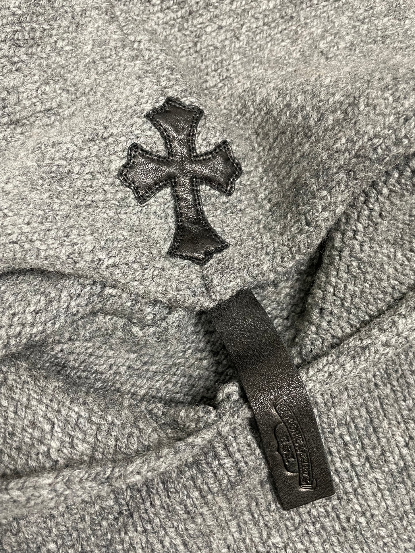 Chrome Hearts Cashmere Cross Patch Sweater