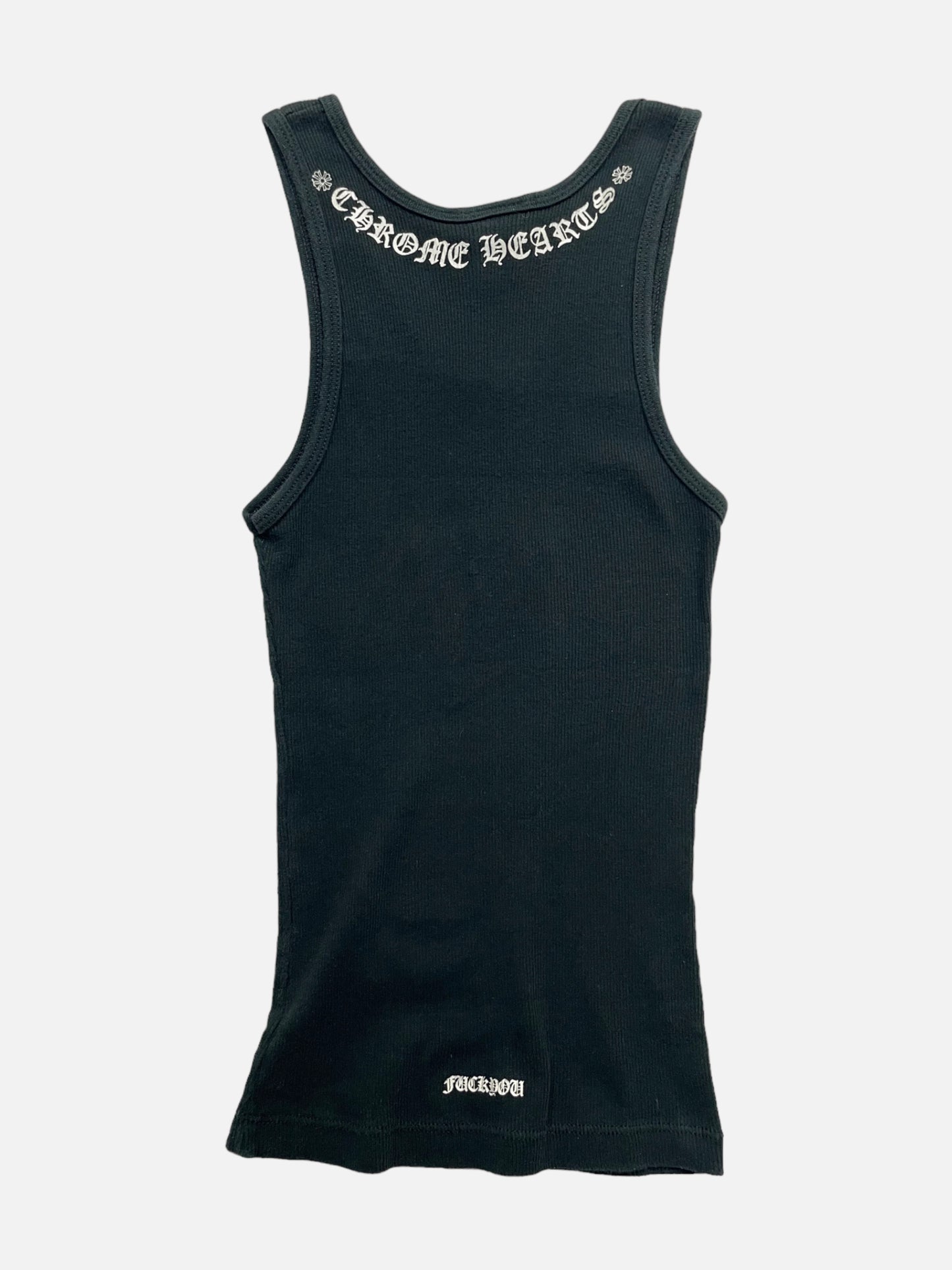 Chrome Hearts Black Cross Tank Top