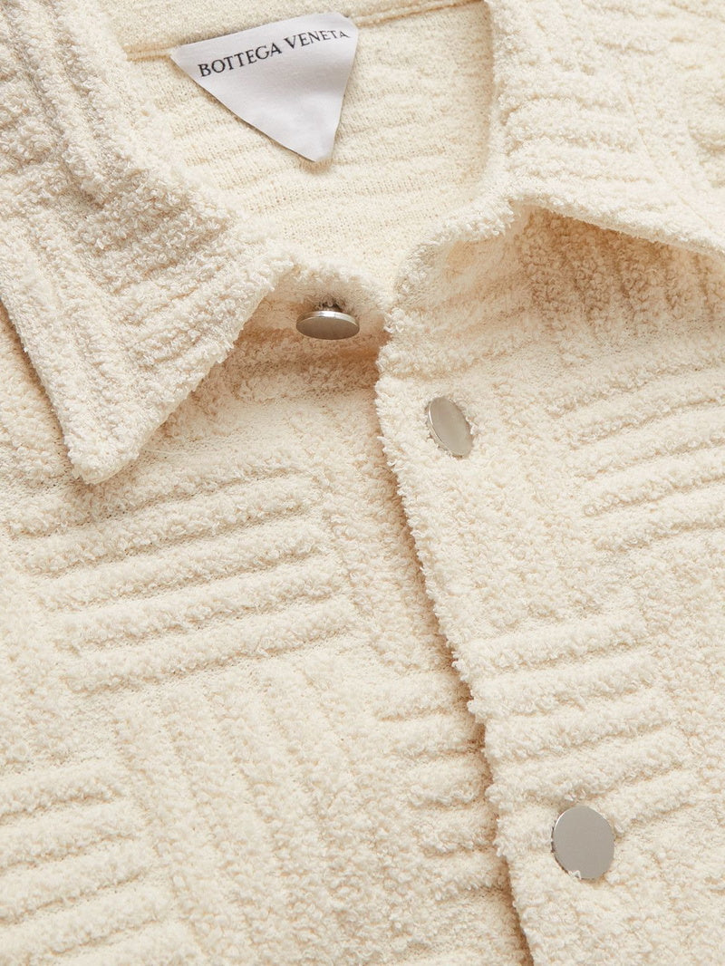 Bottega Veneta Cotton-Blend Terry Jacquard Towelling Jacket