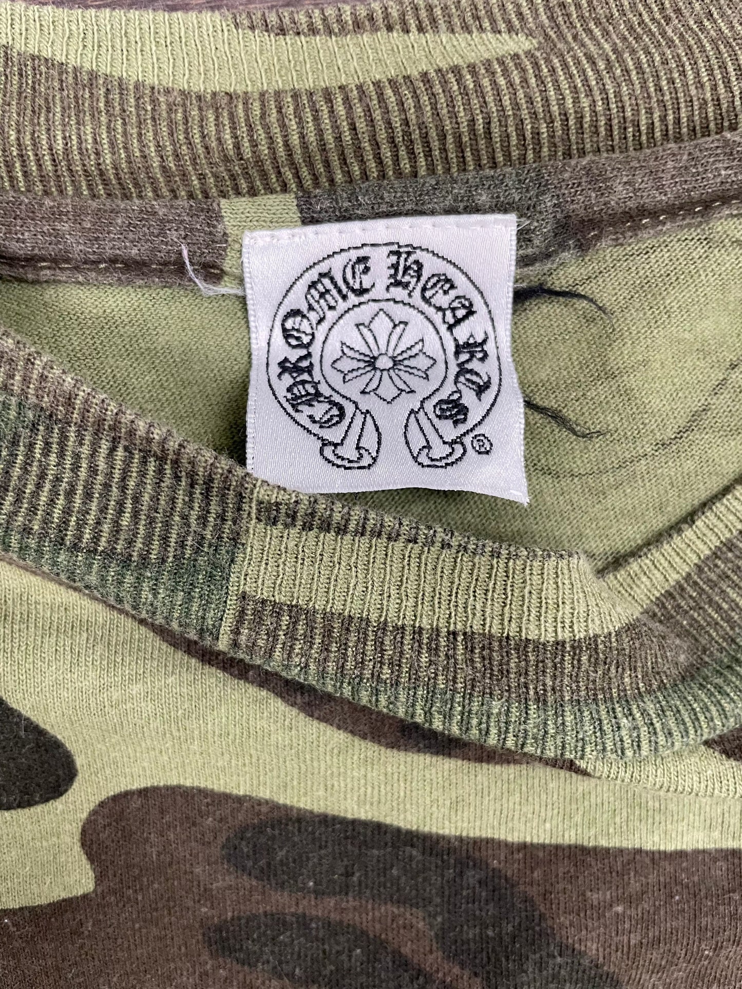 Chrome Hearts Cross Patch Camo shirt
