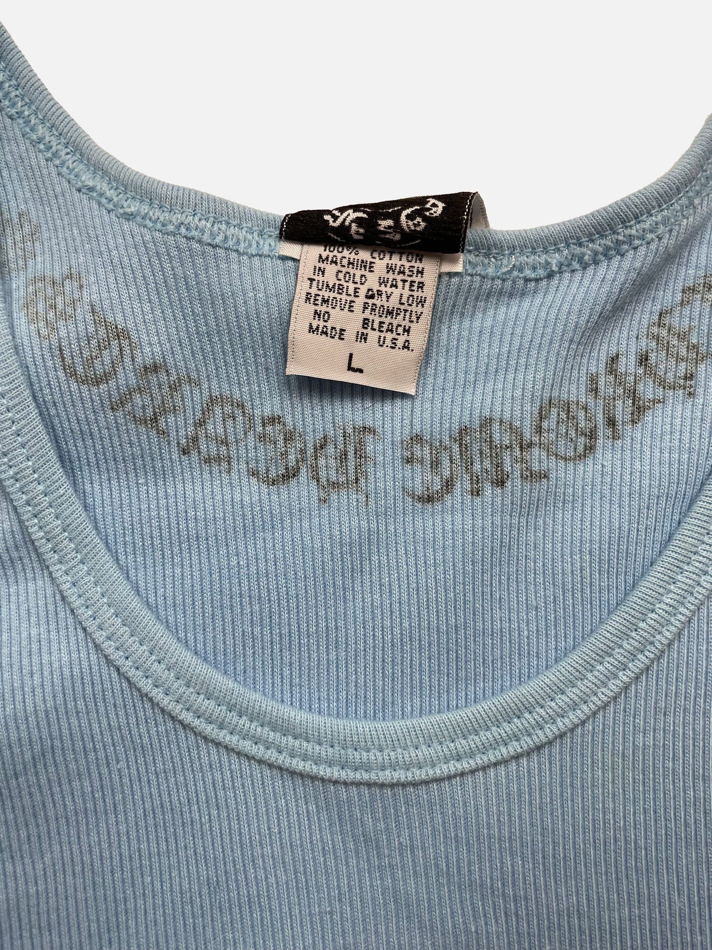 Chrome Hearts Blue Cross Tank Top