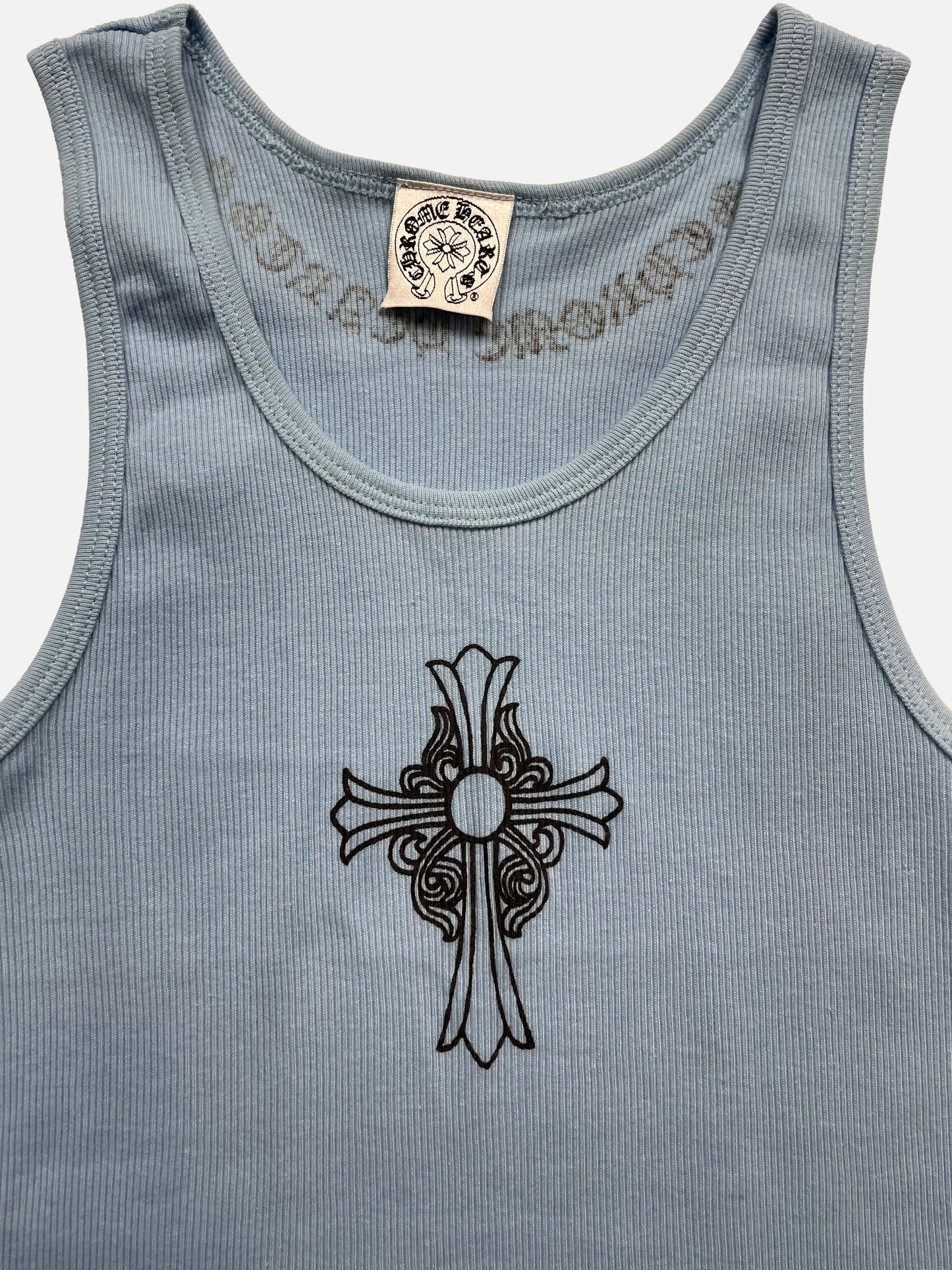 Chrome Hearts Blue Cross Tank Top