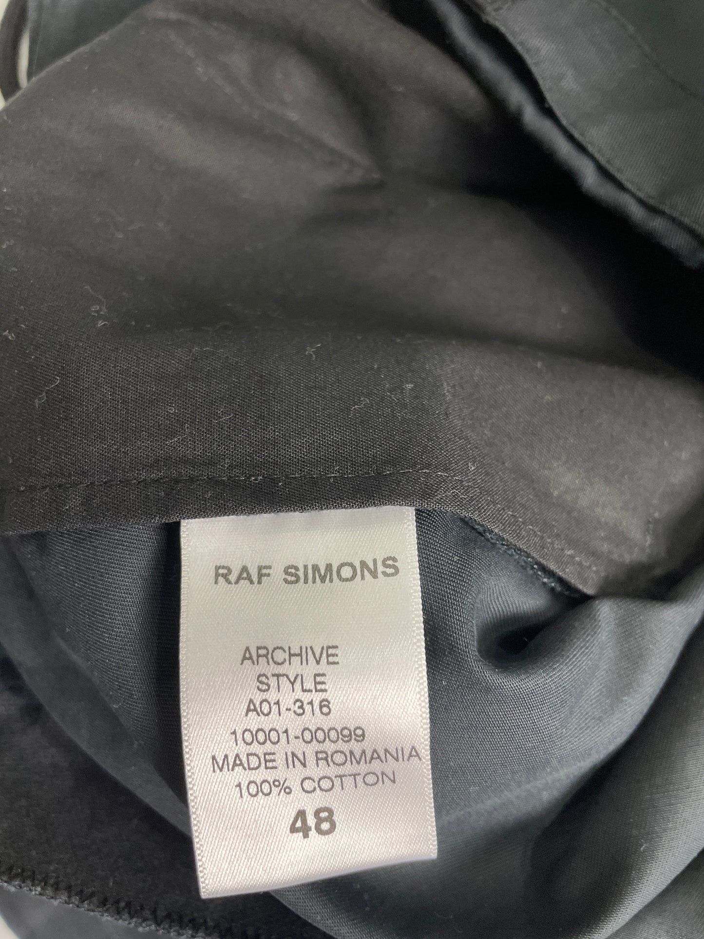 Raf Simons Archive Redux 2003 “Consumed” Cargo Pants