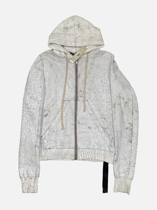 Rick Owens Paint Cracked Jason Hoodie