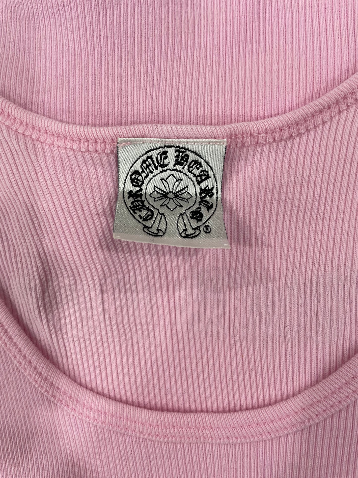 Chrome Hearts Pink Cross Tank Top