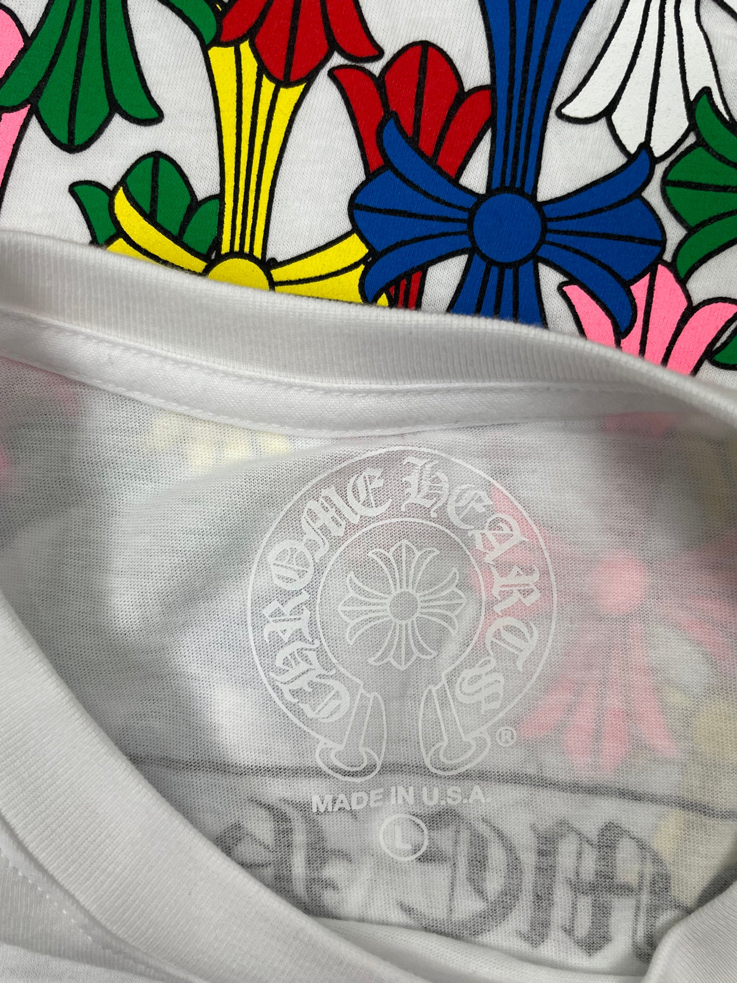 Chrome Hearts Multi Color Cross T-Shirt