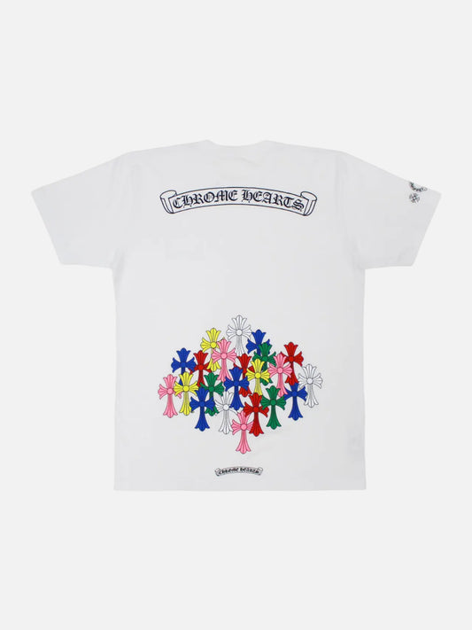 Chrome Hearts Multi Color Cross T-Shirt