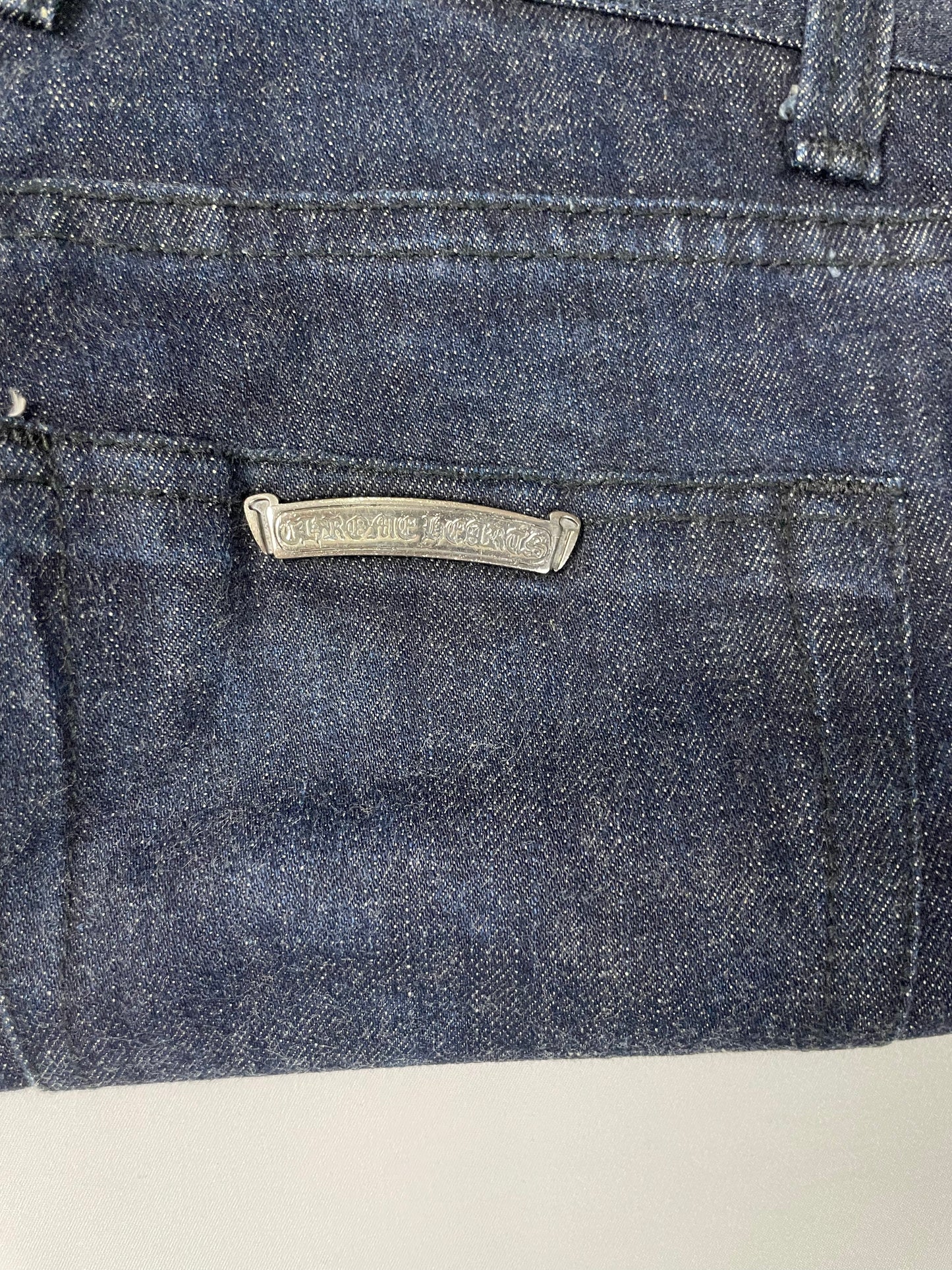 Chrome Hearts Blue Denim Jeans