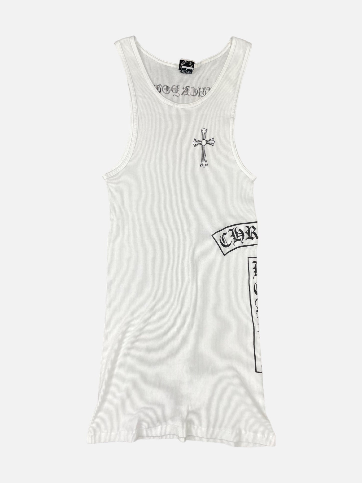 Chrome Hearts White Cross Logo Men’s Tank Top