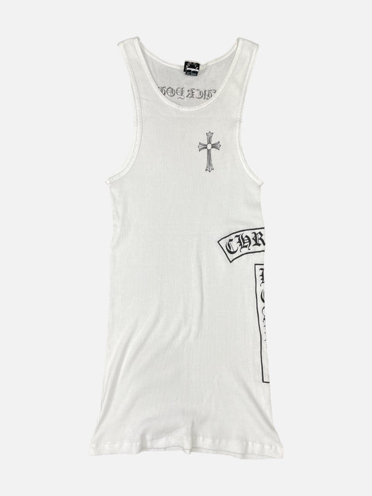 Chrome Hearts White Cross Logo Men’s Tank Top