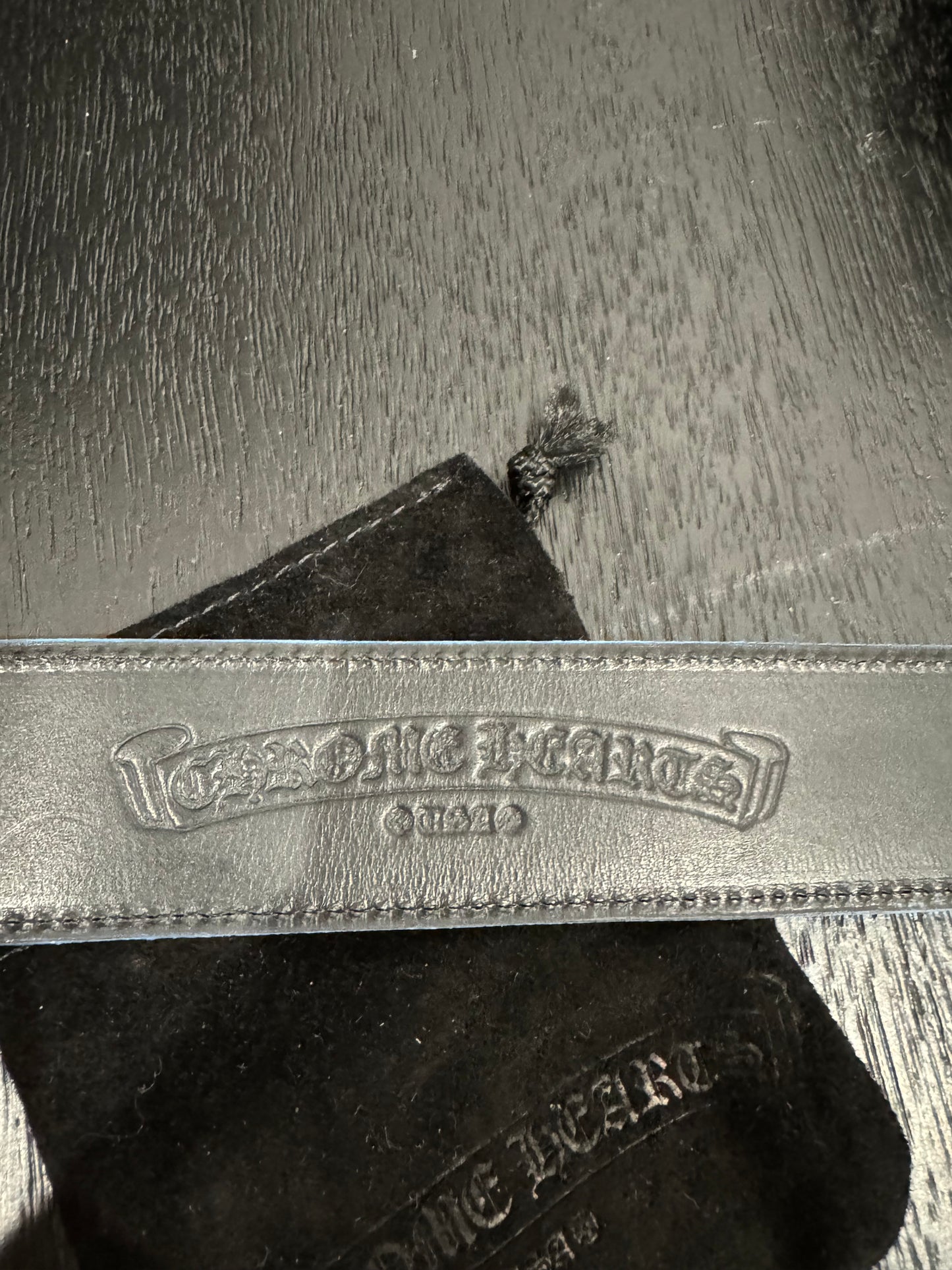 Chrome Hearts Blue Cemetery Belt