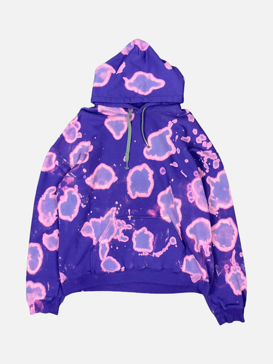 Needles x NOMA t.d. Paint Bleached Purple Hoodie