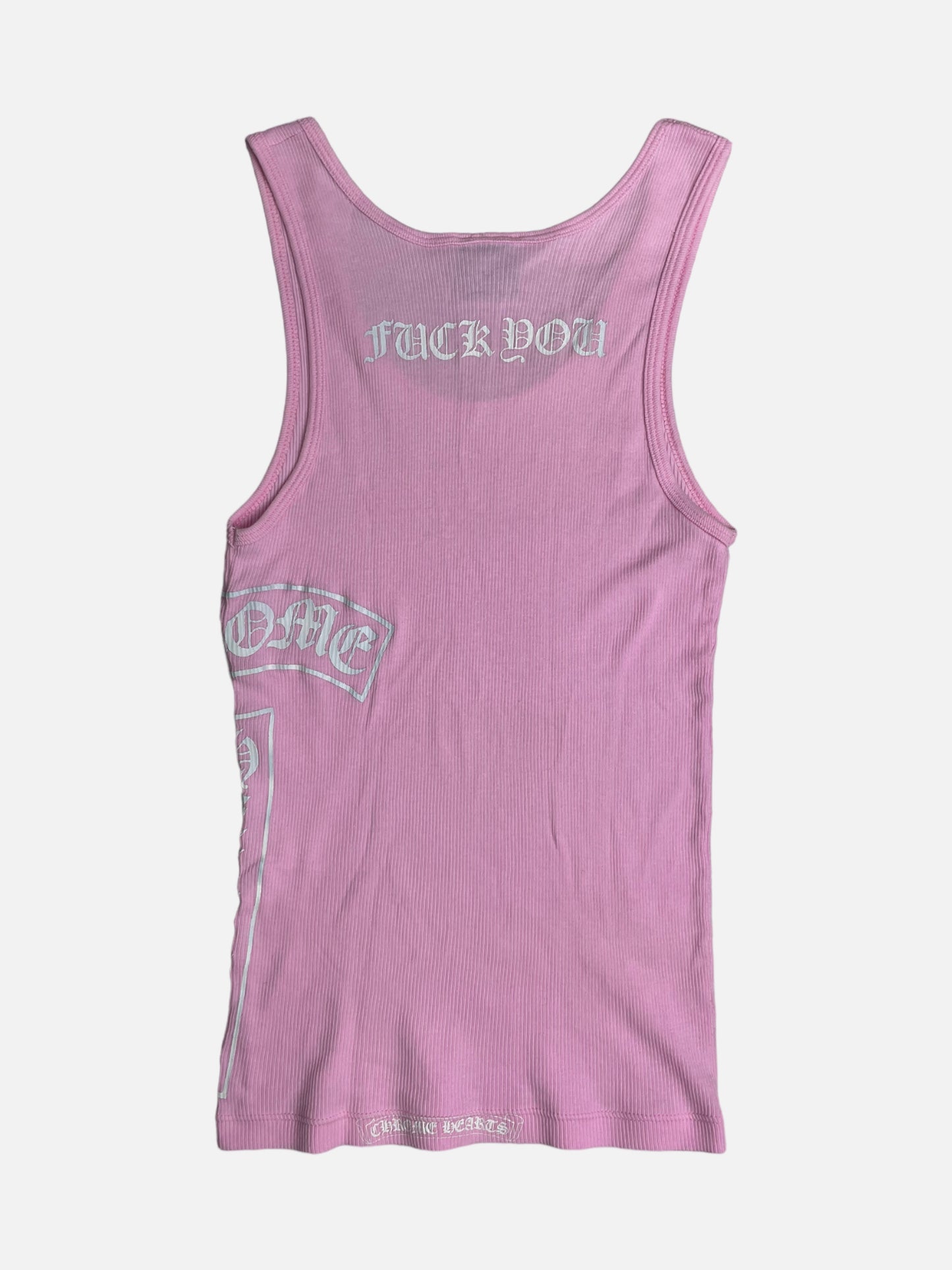 Chrome Hearts Pink Cross Tank Top