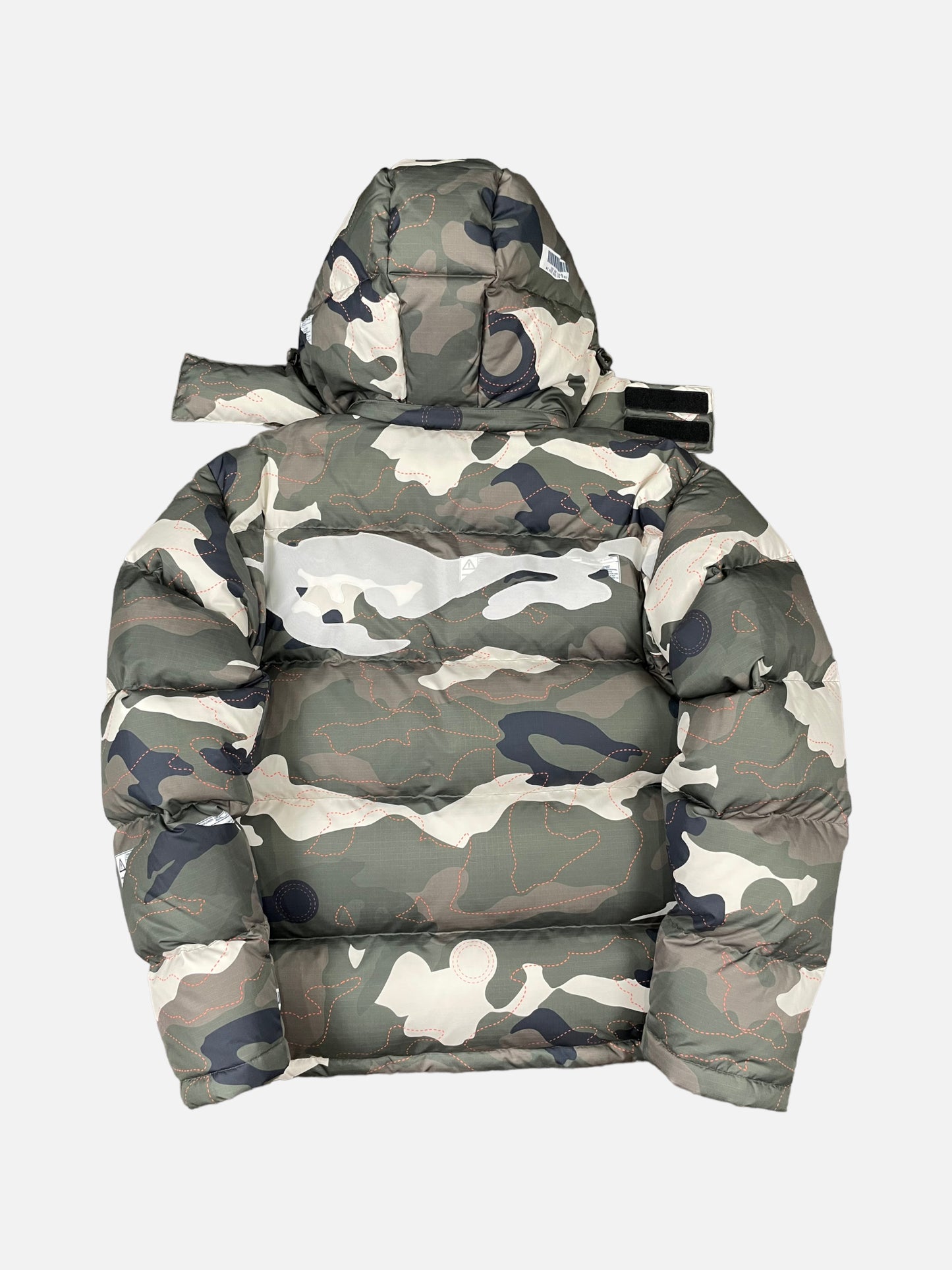 Kanghyuk Green Camo Down Puffer Jacket