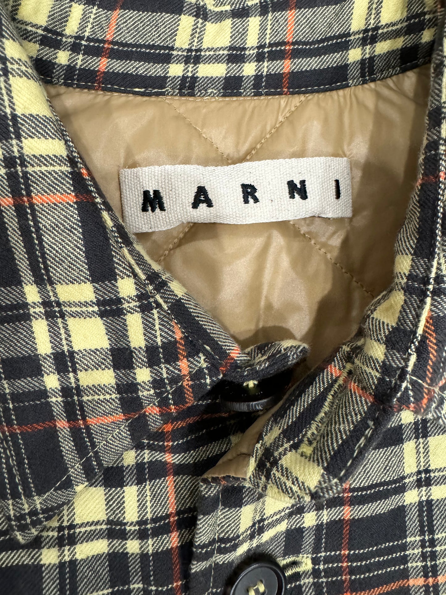 Marni Padded Check Flannel Jacket