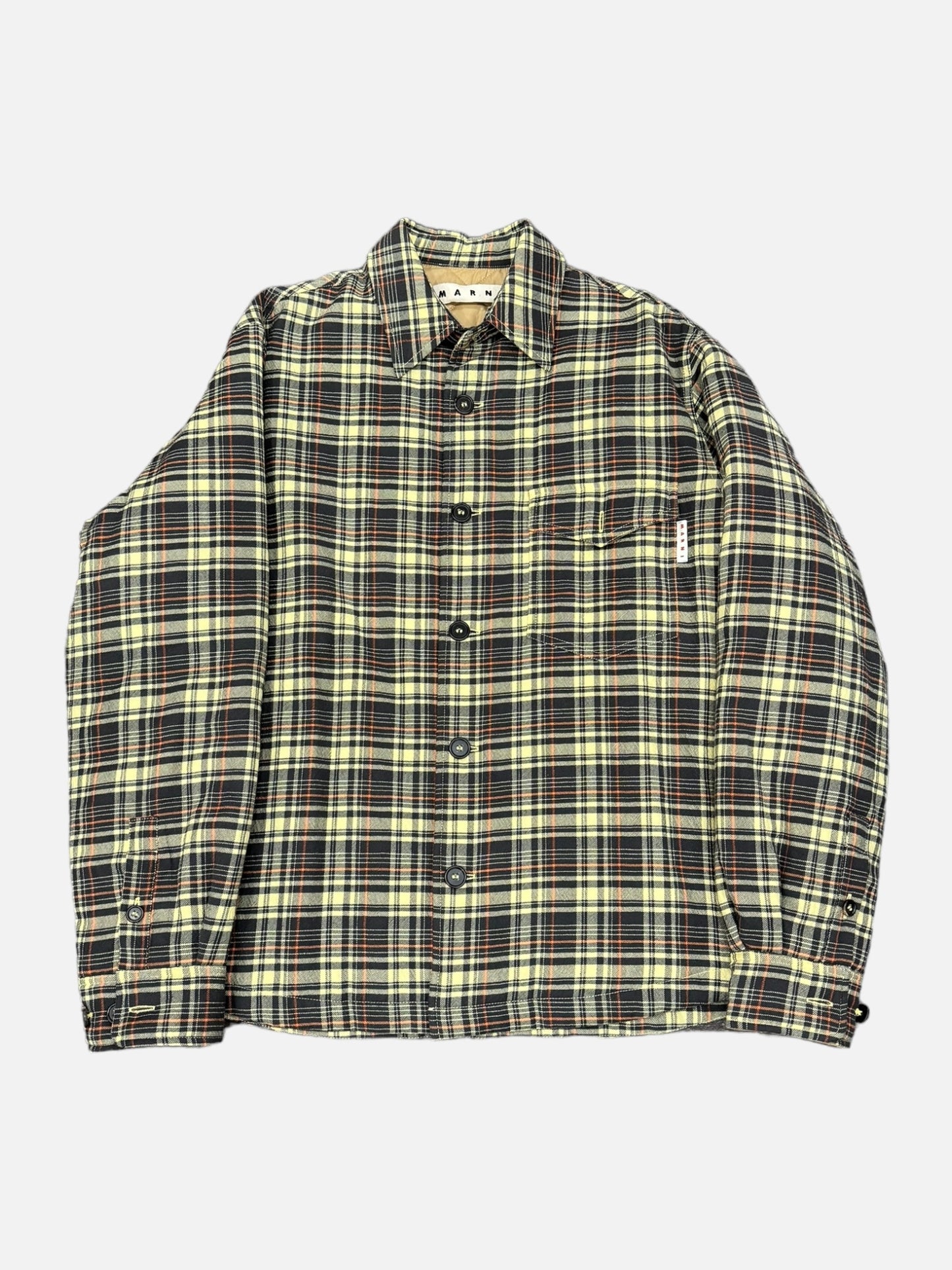 Marni Padded Check Flannel Jacket