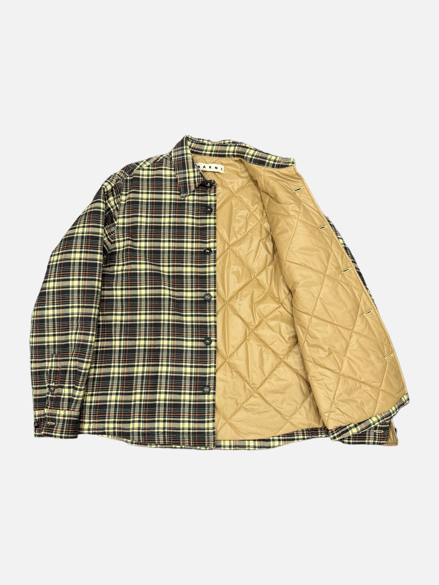 Marni Padded Check Flannel Jacket