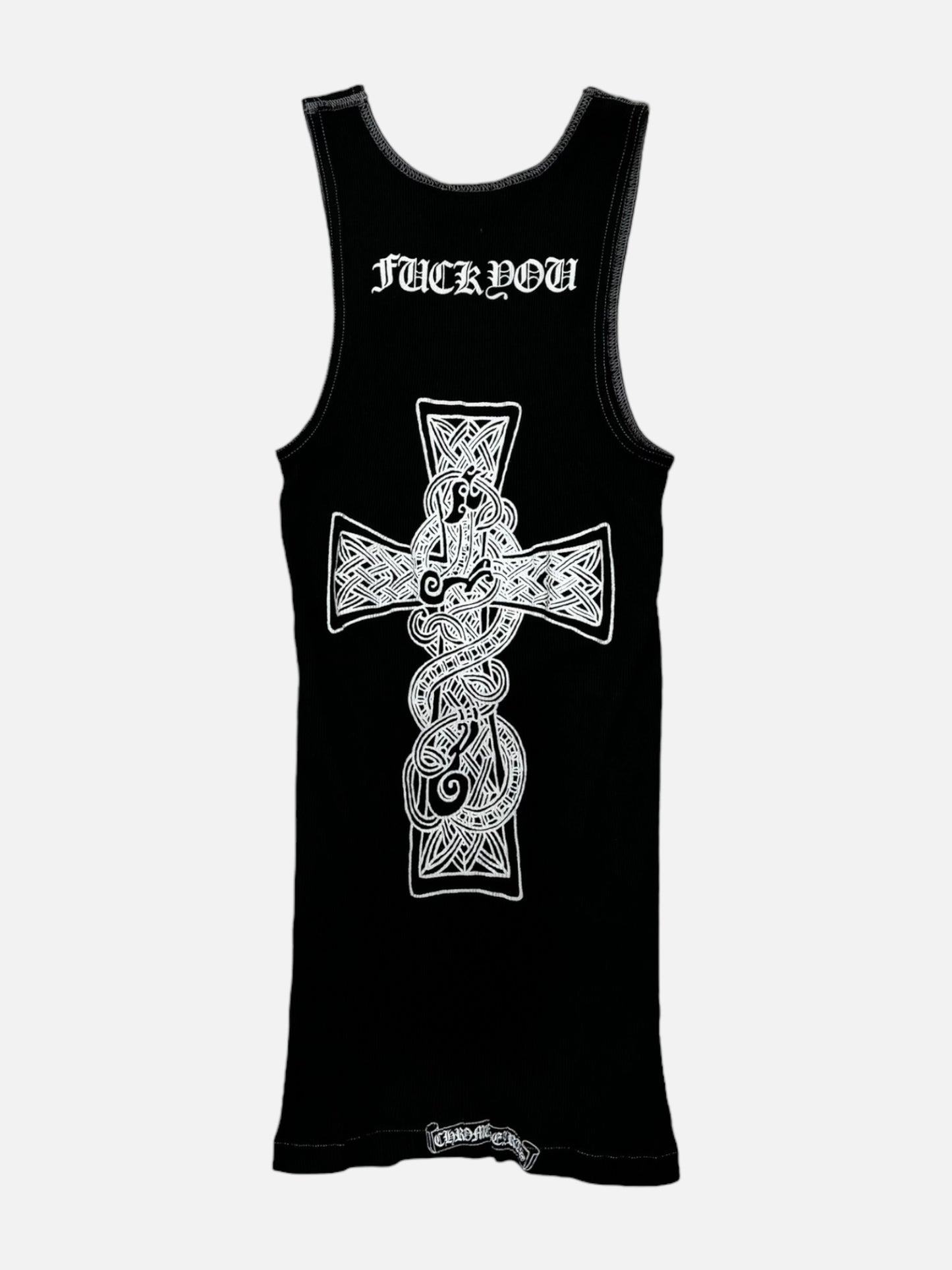 Chrome Hearts Cross Logo Black Tank Top