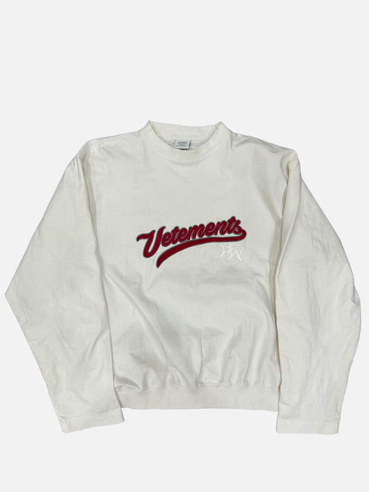 Vetements Yankees Logo Bro Sweater