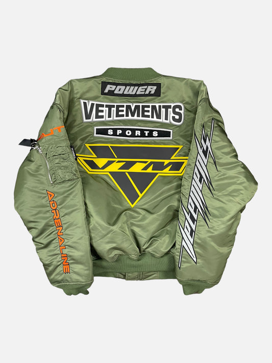 Vetements Racing Logo Bomber