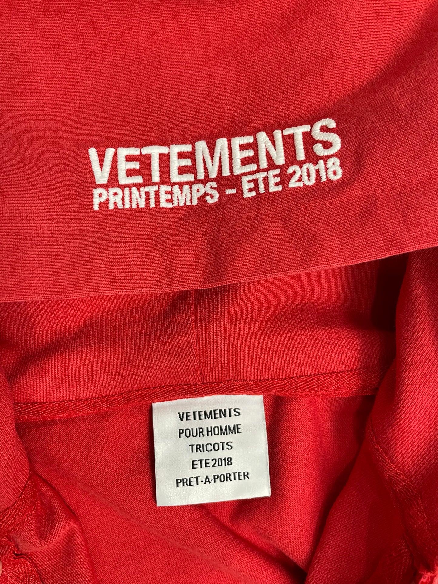 Vetements Bro Zip Up Hoodie