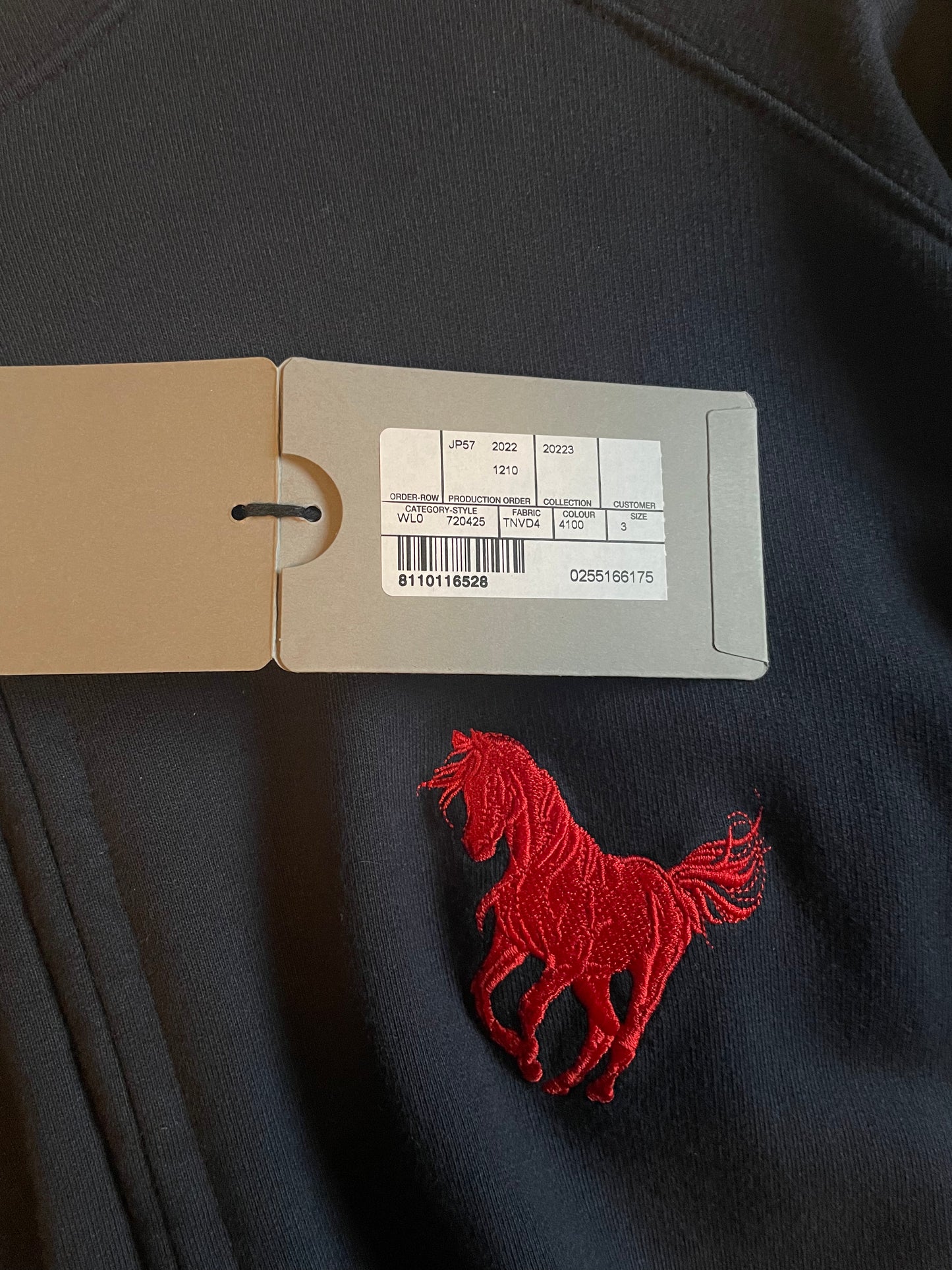 Balenciaga Polo Zip Up Hoodie