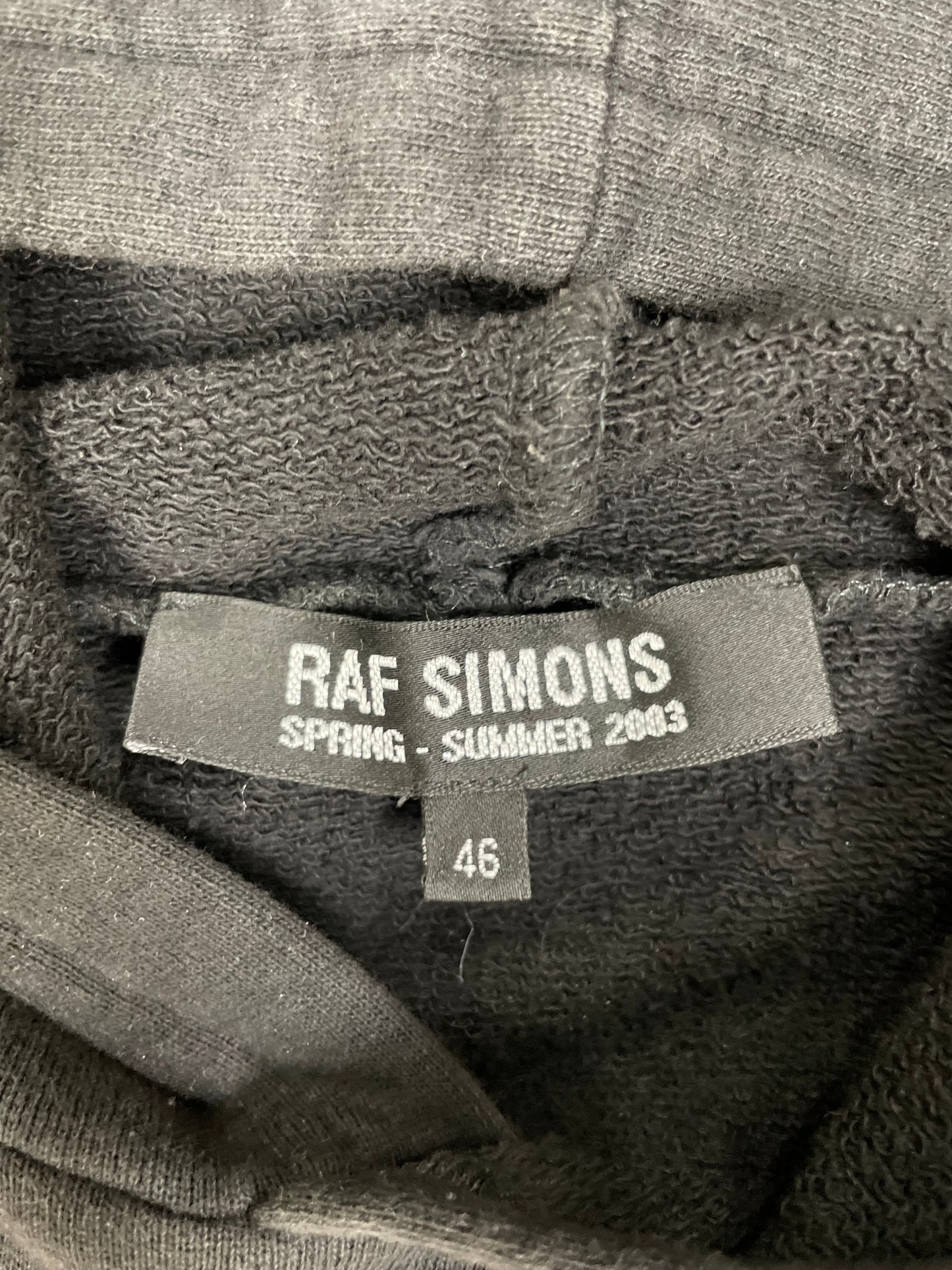 Raf Simons SS03 “Consumed” Penelope Hoodie