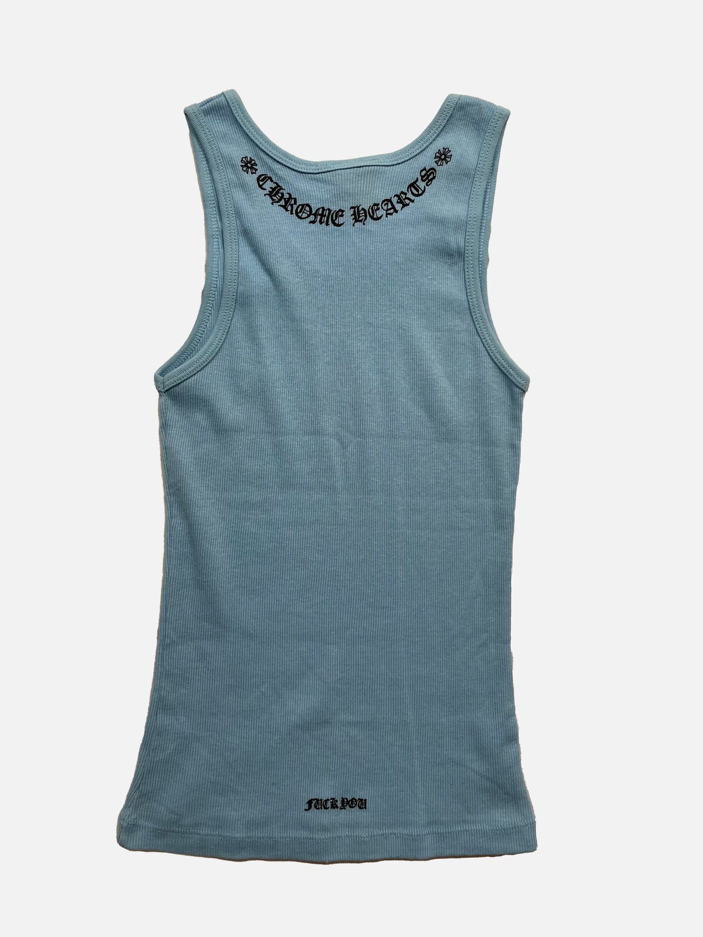 Chrome Hearts Blue Cross Tank Top