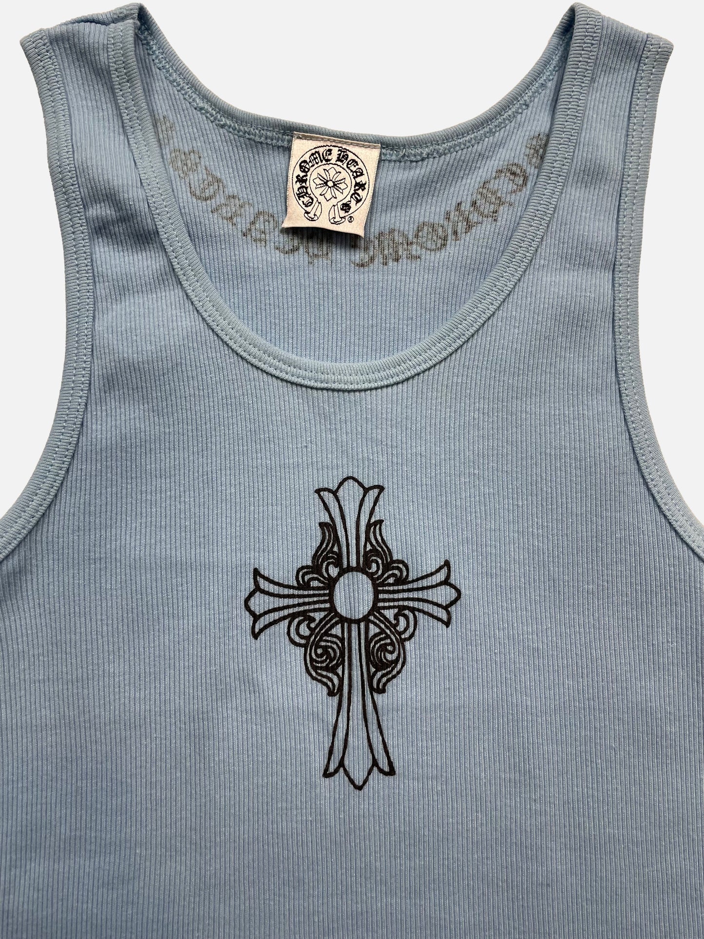 Chrome Hearts Blue Cross Tank Top